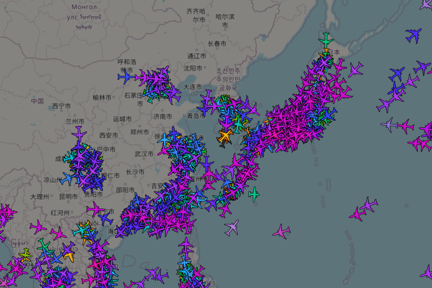 分享几个航班跟踪/飞行跟踪的网站网址